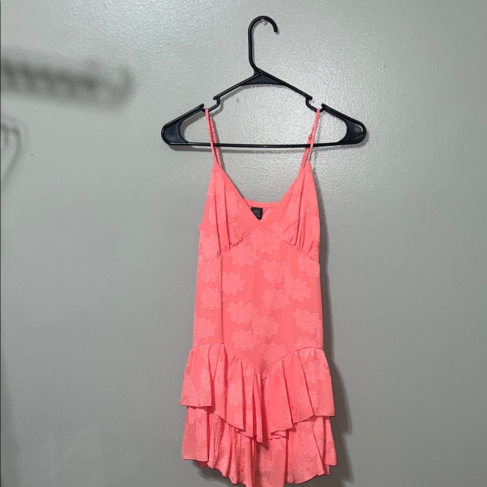 Wild Fable Pink Floral Midi Dress